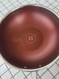 Сковорідка Вок з кришкою 32x9.5 см нержавіюча сталь три шари антипригарне покриття EB-14110 фото від покупців 1