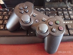 Беспроводной игровой джойстик геймпад PS3 Doubleshock PS 3 Bluetooth Черный/Black фото от покупателей 1