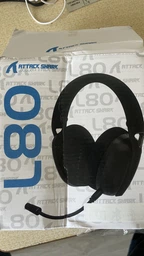 Бездротові навушники Attack Shark L80 Black BT/2.4G фото від покупців 5