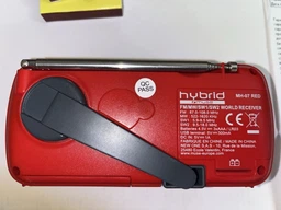 Портативний радіоприймач MUSE MH-07 RED / Red Hybrid