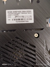 Видеокарта Biostar PCI-Ex Radeon RX 580 8GB GDDR5 (256bit) (1 x HDMI, 3 x DisplayPort, 1 x DVI) (VA5815TQ82) фото от покупателей 1