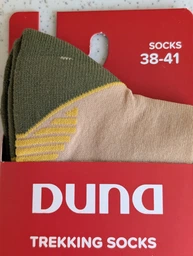 Шкарпетки жіночі високі DUNA 5672 24-26 Бежеві (4823094660624)