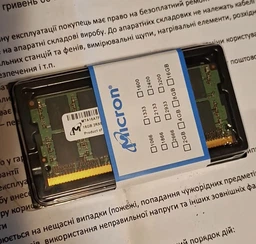 Оперативная память Micron 16 GB SO-DIMM DDR4 2666 MHz (MTA16ATF2G64HZ-2G6E1) фото от покупателей 3