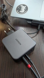 Мережевий зарядний пристрій UGREEN CD289 USB+2xUSB-C 140W QC 4.0 PD3.1 GaN Tech (with USB-C Cable 1.5m) Gray (90549)