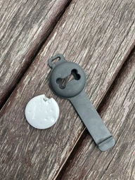 Чехол брелок для Apple AirTag на ошейник для собак AirTag case for dog Clip Blue Kayfovo ATB-1 фото от покупателей 3