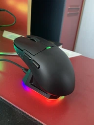 Бездротова легка магнітна миша Ajazz AJ159P PAW3395 2.4G 26000 DPI RGB Біла
