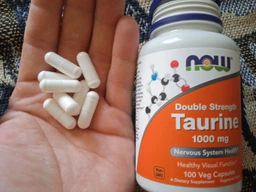 Амінокислота NOW Taurine 1000 mg, 100 вегакапсул фото від покупців 1