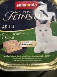 Вологий корм Animonda Vom Feinsten для котів з куркою лососем і шпинатом 100 г