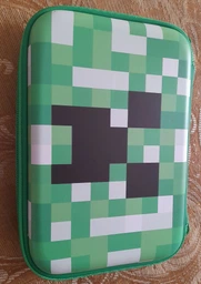 Детский школьный пенал Майнкрафт Minecraft для мальчиков зеленый органайзер 3 отделения фото от покупателей 10