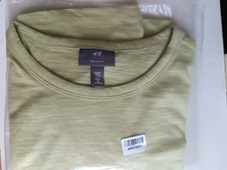 Футболка чоловіча H&M блакитна M (1069841) фото від покупців 3