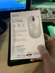Беспроводная мышь Attack Shark X11 + Док-станция PAW3311 22000dpi Черная фото от покупателей 14