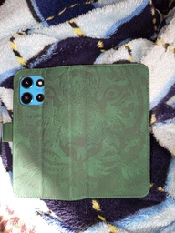 Чохол-книжка Deexe Tiger для Motorola Moto G75 - Green фото від покупців 4