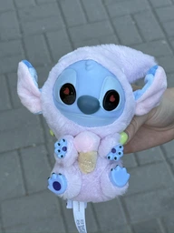 Игрушка сюрприз Лабубу Стич Labubu мягкий брелок детская мягкая игрушка брелок для сумки фото от покупателей 3