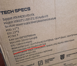 Корпус для игрового ПК MARVO CA-123 Mid Tower ATX/MicroATX с стеклом