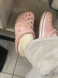 Сабо Crocs Crocband 39 р 25-25.5 см Персиковые 11016-7H5-M7/W9 Melon / Ice Blue