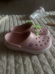 Сабо Crocs Crocband 39 р 25-25.5 см Персиковые 11016-7H5-M7/W9 Melon / Ice Blue фото от покупателей 1