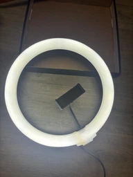 Кольцевая светодиодная цветная лампа RGB LED MJ30 Набор блогера селфи кольцо со штативом Мультиколор 30 см фото от покупателей 9