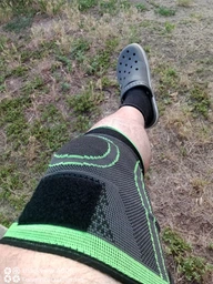 Бандаж колінного суглоба Knee Support спортивний наколінник 100 г Grey (901KSBNDJ) CLS55