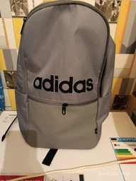 Рюкзак спортивный тканевый 22,75 л вмещает формат А4 Adidas Clsc Bp Day JD9567 Black/White (4067901254037) фото от покупателей 3