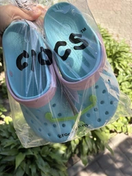 Сабо Crocs Crocband 39 бежевый/белый 11016 фото от покупателей 17