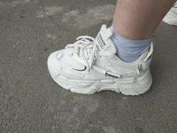 Женские кроссовки на толстой подошве Swin Shoes 36р(22.5см) бежевые эко-кожа сеточка (12276-36) фото от покупателей 1