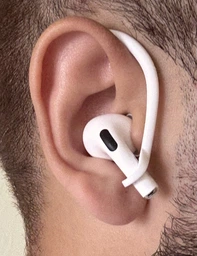 Держатели / ушные крючки против падения беспроводных наушников AirPods, белый (93229354)