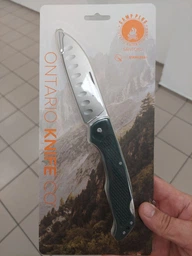 Нож складной Ontario Camp Plus Santoku Folder Knife Green GFN 4.25" Satin Зеленый (4305)