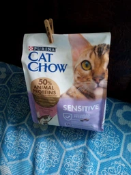 Сухий корм для котів з чутливим травленням Purina Cat Chow Sensitive Пуріна Кет Чао з лососем 1,5 кг (7613035394131)