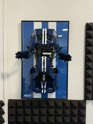 Арт Держатель Рамка на Стену 50x30 см. для Вашего Конструктора Technic Ford GT 2022 (42154) - Type-A фото от покупателей 4