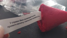 Печиво з передбаченнями Червоне Fortune cookies (50 шт) фото от покупателей 3