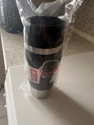 Термокружка Tefal Travel Mug Classic 0.5 л Синяя (N2022110) фото от покупателей 9