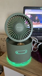 Вентилятор с увлажнением аккумуляторный RZTK Multi Fan White фото от покупателей 1