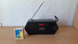 Радиоприемник / Bluetooth-колонка с аккумулятором LED дисплей HF216 ( FM, USB, MP3, MicroSD) Black фото от покупателей 3