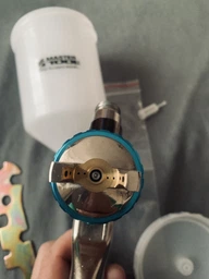 Краскопульт MasterTool GM LVLP ВБ 600 мл, пластик, Ø 1,4 мм, 1(25-170 л/мин, 1,5-2,5 бар (Арт.: 80-8802) фото от покупателей 2