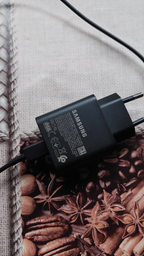 Мережевий зарядний пристрій Samsung EP-T4511XBEGEU 45W USB-C Чорна + кабель USB-C (8806095510002)