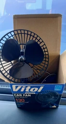 Автовентилятор Vitol 5" ВН.12.531 Чорний (HF-331)
