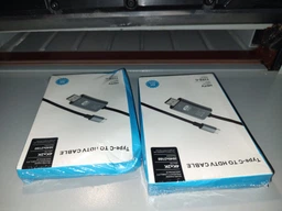 Адаптер переходник 4K 60Hz Type-C to HDMI 2m металл, ПВХ, черно-серый (TH001-MPV20KG-460) фото от покупателей 2