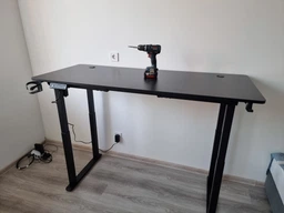 Стіл з електро-регулюванням висоти Двомоторний White Flexi Desk 160x65 см 27897