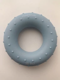Еспандер кистьовий силіконовий PowerPlay PP-4338 Hand Grip Large 25 кг (Сірий)