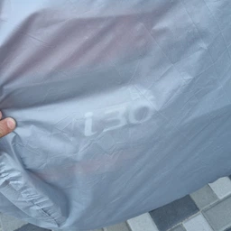 Авточехол для легкового автомобиля XL 540х175х120 см — защитный тент на авто, водонепроницаемый, всесезонный, серебристый (21507936) фото от покупателей 7