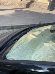 Зонт на лобовое стекло в авто Car Umbrellas Чёрный Солнцезащитная шторка Автомобильный козырек для защиты от солнца фото от покупателей 9