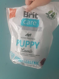 Cухой корм для щенков Brit Care Dog Hypoallergenic Puppy 1кг, с ягненком фото от покупателей 1