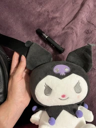 Дитяча м'яка іграшка Kuromi з Hello Kitty плюшевий кролик Куромі з аніме Май Мелоді (My Melody), 23 см, чорно-білий (96601455) фото від покупців 2