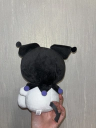 Дитяча м'яка іграшка Kuromi з Hello Kitty плюшевий кролик Куромі з аніме Май Мелоді (My Melody), 23 см, чорно-білий (96601455)