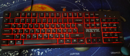 Клавиатура проводная RZTK Membrana RGB USB Black фото от покупателей 2