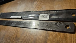 Линейка из нержавеющей стали 300мм/12" TOPTUL IABA0300