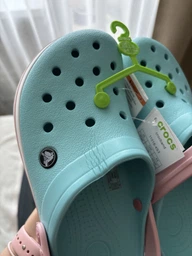 Сабо Crocs Crocband 39 бежевый/белый 11016 фото от покупателей 13
