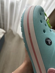 Сабо Crocs Crocband 39 бежевый/белый 11016 фото от покупателей 12