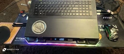 Охлаждающая подставка для ноутбука Hoco DH20 (2USB, 14"-19", 2200 об/мин., 7 углов наклона, RGB подсветка, 10 режимов, держатель для телефона) - Черный фото от покупателей 5