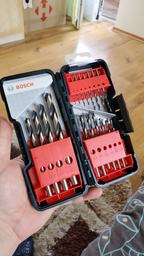 Набір свердел для металу Bosch HSS PointTeQ 18 штук (2608577350)
